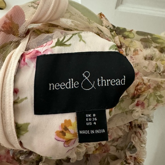 like new 4 Needle & Thread Garland Flora Ruffle Mini Dress from Shopbop - Picture 4 of 9